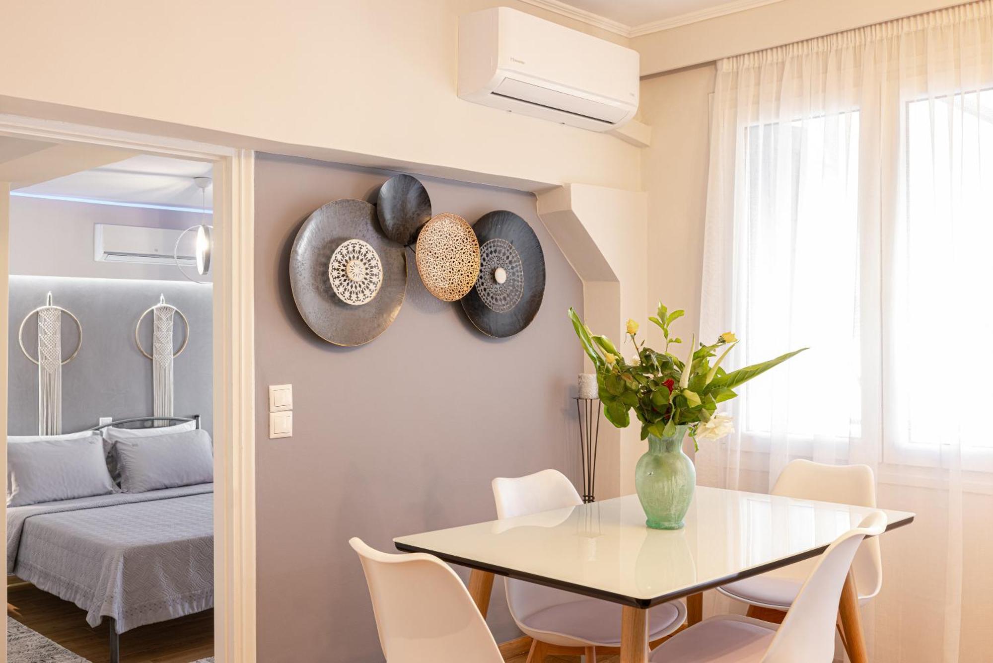 Pythagorio Blue Street Apartment With Balcony Экстерьер фото