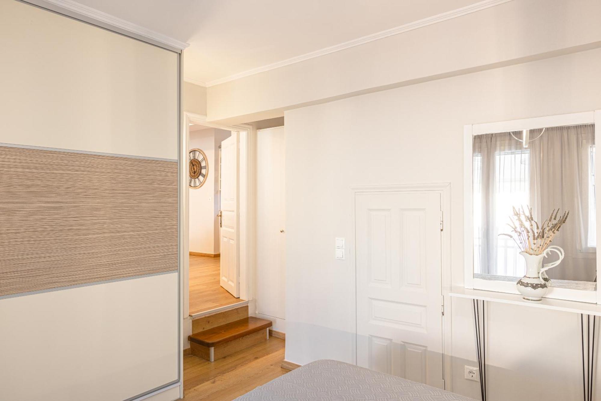 Pythagorio Blue Street Apartment With Balcony Экстерьер фото