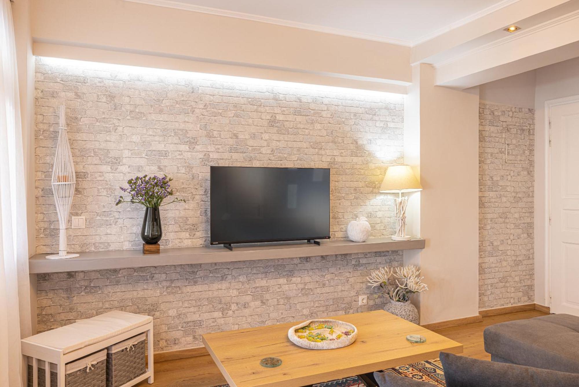 Pythagorio Blue Street Apartment With Balcony Экстерьер фото